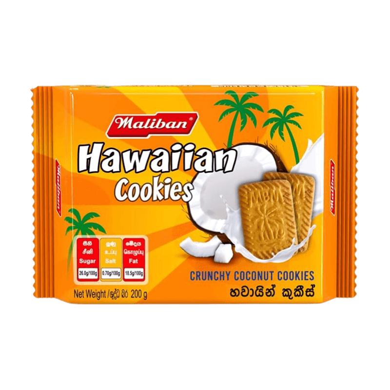 Maliban Hawaiian Cookies, 200 g